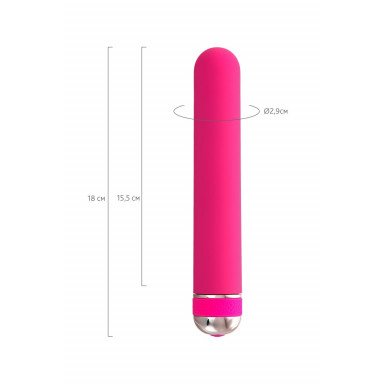 Розовый нереалистичный вибратор Mastick - 18 см. фото 9