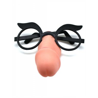 Пластиковые очки с шалуном вместо носа фото 2
