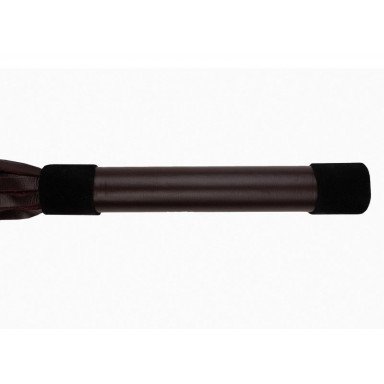 Бордовая многохвостая плеть с ручкой - 43 см. фото 3