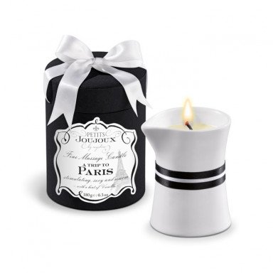 Массажное масло в виде большой свечи Petits Joujoux Paris с ароматом ванили и сандала, фото
