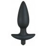 Чёрная анальная вибровтулка Black Velvet с 5 скоростями - 17 см., фото