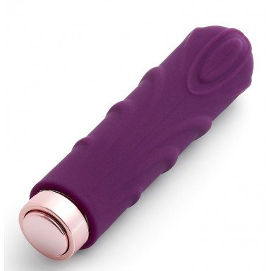 Фиолетовая вибропуля Love Sexy Silky Touch Vibrator - 9,4 см. фото 2