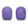 Набор из 2 фиолетовых текстурированных насадок для Le Wand Petite, фото