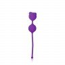 Фиолетовые вагинальные шарики с ушками Cosmo, фото