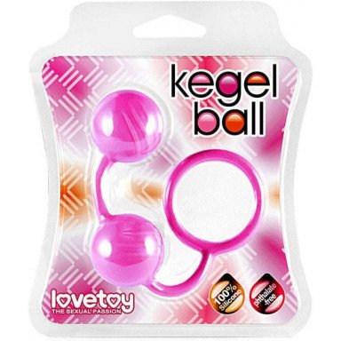 Розовые вагинальные шарики Kegel Ball фото 2