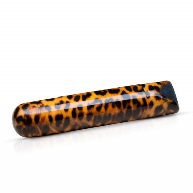 Леопардовая вибропуля Nayo Bullet Vibrator - 9 см. фото 5