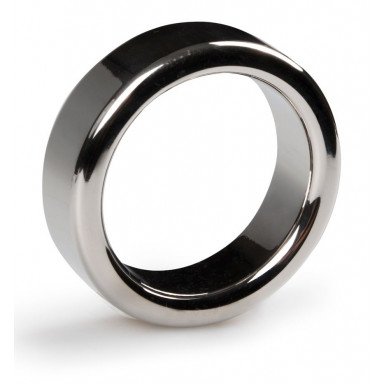 Серебристое эрекционное кольцо Sinner Metal Cockring Size L, фото