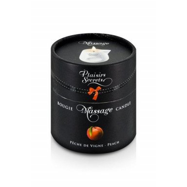 Массажная свеча с ароматом персика Bougie Massage Gourmande Pêche - 80 мл. фото 2
