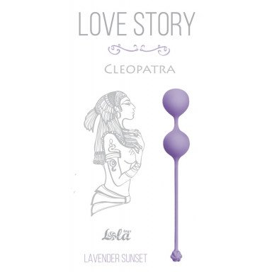 Сиреневые вагинальные шарики Cleopatra Lavender Sunset, фото