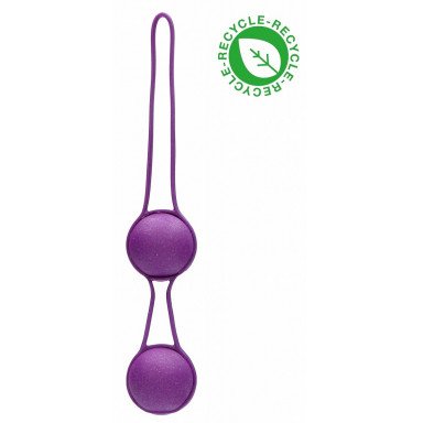 Фиолетовые вагинальные шарики Geisha со шнурком, фото