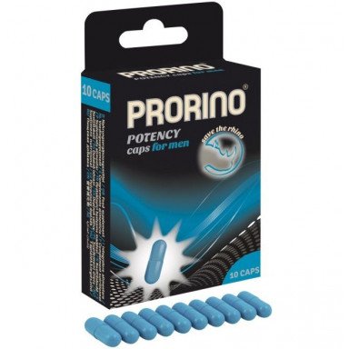 БАД для мужчин ero black line PRORINO Potency Caps for men - 10 капсул, фото