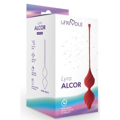 Бордовые вагинальные шарики Alcor фото 3