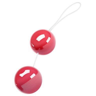 Розовые двойные вагинальные шарики с петелькой фото 2