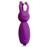 Фиолетовый фантазийный клиторальный стимулятор - 8,5 см., фото