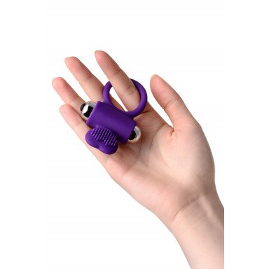Фиолетовое виброкольцо с ресничками JOS PERY фото 6
