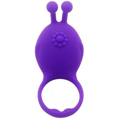 Фиолетовое виброкольцо на пенис Rascal, фото