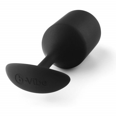Чёрная пробка для ношения B-vibe Snug Plug 4 - 14 см. фото 2
