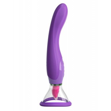 Фиолетовый вакуумный клиторальный стимулятор Her Ultimate Pleasure фото 5