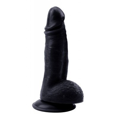 Черный фаллоимитатор Mighty Ravage Penis - 20 см.