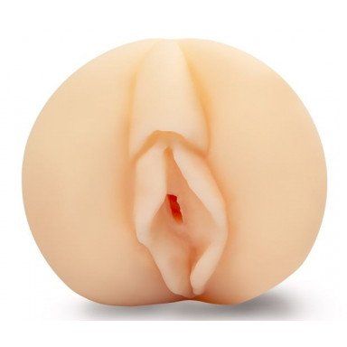 Телесный мастурбатор-вагина из био-кожи фото 2