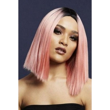 Нежно-розовый парик Кайли, фото