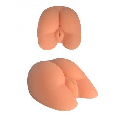 Телесная вагина с двумя функциональными отверстиями фото 2
