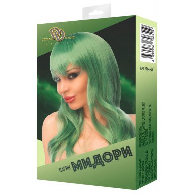 Зеленый парик Мидори фото 3