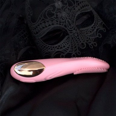 Розовый вибростимулятор Frida с ротацией кончика - 18 см. фото 6