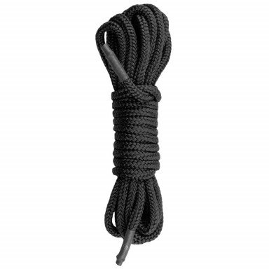 Черная веревка для бондажа Easytoys Bondage Rope - 5 м., фото