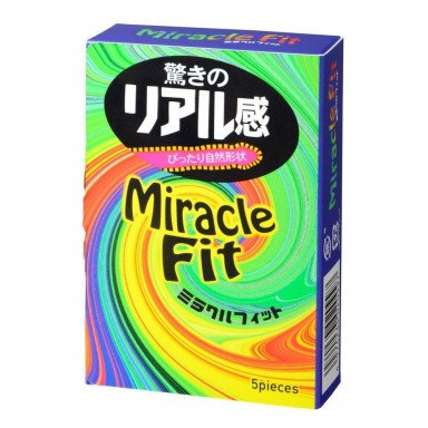 Презервативы Sagami Miracle Fit - 5 шт., фото