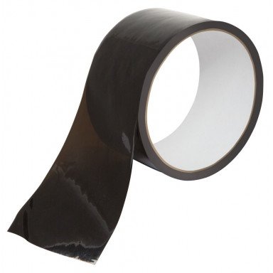 Чёрная бондажная лента Bondage Tape - 18 м., фото
