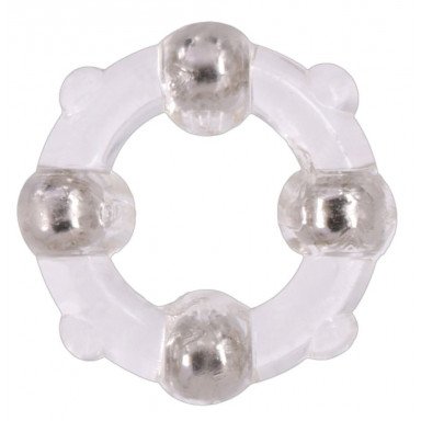 Эрекционное кольцо Stud Ring с бусинами, фото