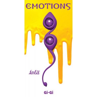 Фиолетовые вагинальные шарики Emotions Gi-Gi фото 2
