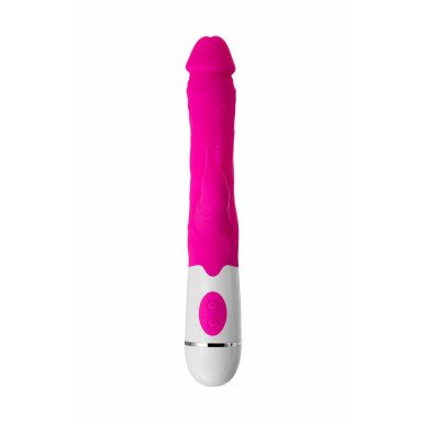 Розовый вибратор A-Toys Mist - 25,4 см. фото 3