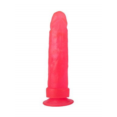 Розовый стимулятор-фаллос на присоске - 20,5 см. фото 3