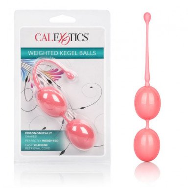 Розовые вагинальные шарики Weighted Kegel Balls фото 3