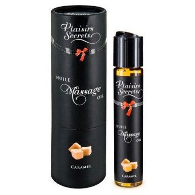 Массажное масло с ароматом карамели Huile de Massage Gourmande Caramel - 59 мл., фото
