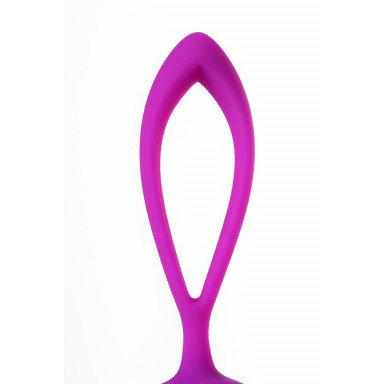 Фиолетовые вагинальные шарики с ресничками JOS NUBY фото 8