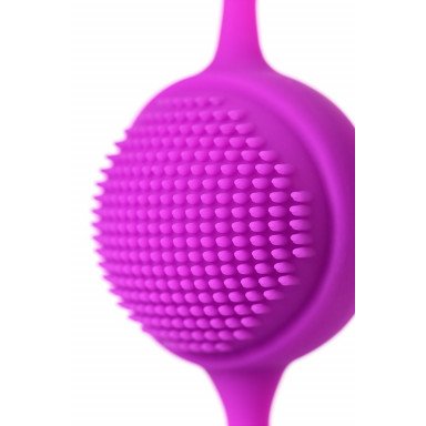 Фиолетовые вагинальные шарики с ресничками JOS NUBY фото 9