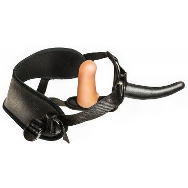 Женский страпон с вагинальной пробкой Woman Strap - 12 см. фото 2
