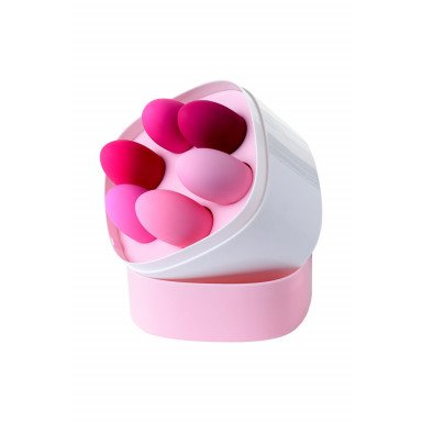 Набор из 6 розовых вагинальных шариков Eromantica K-ROSE фото 4