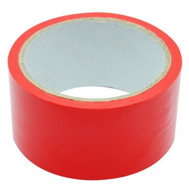 Красный скотч для связывания Bondage Ribbon - 18 м., фото
